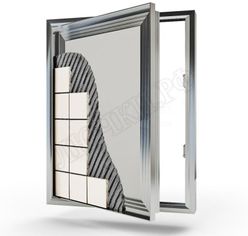 Люк-дверь под плитку Техно Противопожарный Люк-дверь под плитку Техно Противопожарный