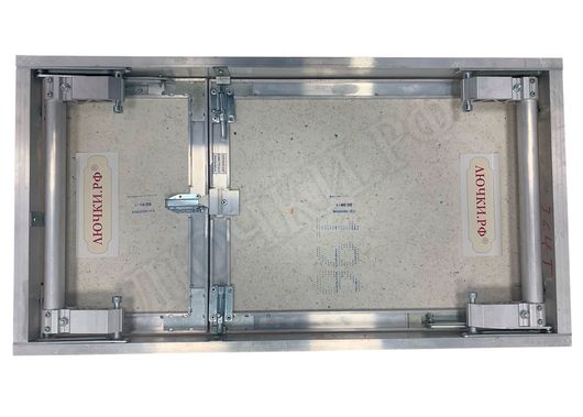 Люк под плитку Нажимной Секрет-Лайт 2 створки 1200*550 Люк под плитку Нажимной Секрет-Лайт 2 створки 1200*550