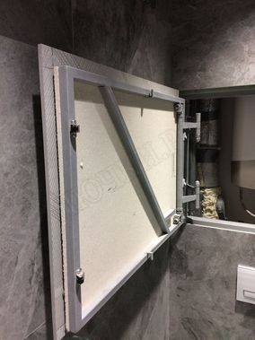 Люк под плитку Нажимной Железяка 900*900 Люк под плитку Нажимной Железяка 900*900