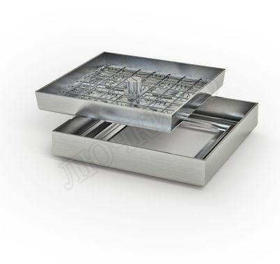 Напольный люк из нержавеющей стали AISI 304 400*400 Напольный люк из нержавеющей стали AISI 304 400*400