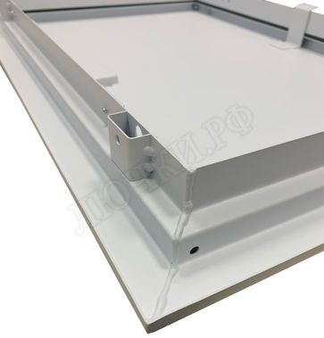 Сантехнический люк Элит усиленный 1 мм с магнитом, 2 створки 1000*2000, RAL 9003 муар Сантехнический люк Элит усиленный 1 мм с магнитом, 2 створки 1000*2000, RAL 9003 муар