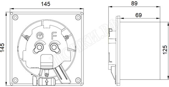 Вытяжной вентилятор airRoxy S Вытяжной вентилятор airRoxy S