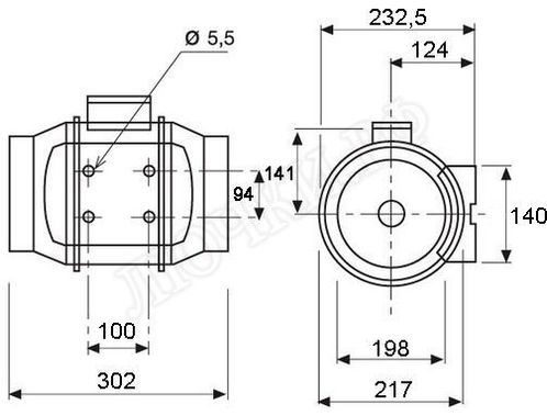 Вытяжной вентилятор канальный Soler & Palau TD800/200 230V 50 осевой Вытяжной вентилятор канальный Soler & Palau TD800/200 230V 50 осевой