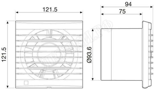Вытяжной вентилятор EDM 80 Вытяжной вентилятор EDM 80