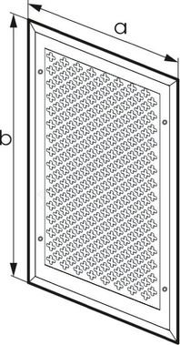 с перфорацией Цветок накладная 300*180 с перфорацией Цветок накладная 300*180