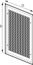 Решетка металлическая с перфорацией 3*5 мм накладная 150*150 Решетка металлическая с перфорацией 3*5 мм накладная 150*150